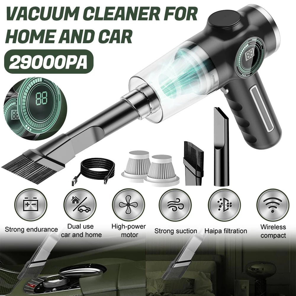 AutoClean Pro – Portable Car Vacuum