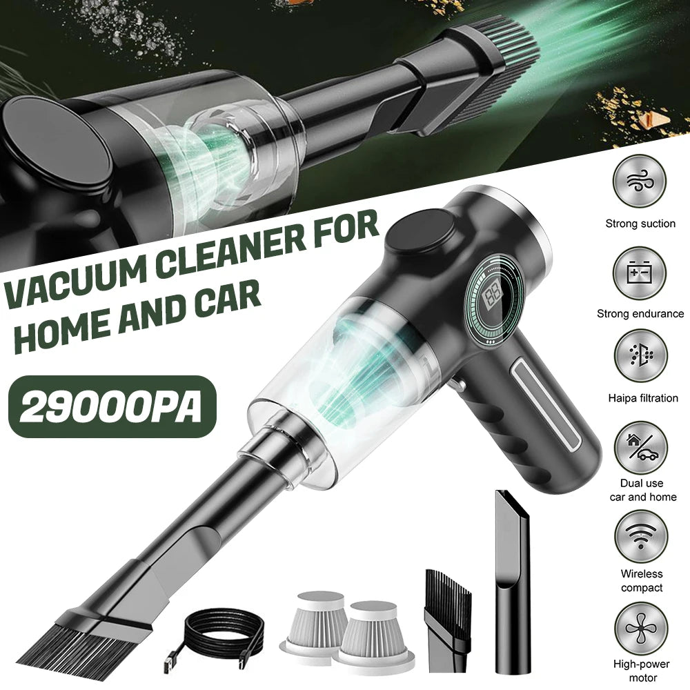 AutoClean Pro – Portable Car Vacuum